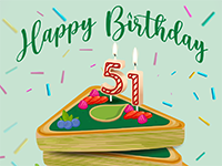祝葉氏化工51歲生日快樂！